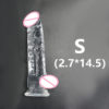 Neue Realistische Dildos Erotische Gelee Dildo Mit Super Starke Saugnapf Sex Spielzeug für Frau Männer Künstliche Penis G-spot Simulation - Image 7