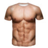 Männer der Mode Lustige Muskel Männer T-Shirt 3D T-Shirt Druck Casual Rundhals Kurzarm T-Shirt Übergroßen Schnell Trockene Kleidung - Image 3