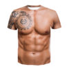 Männer der Mode Lustige Muskel Männer T-Shirt 3D T-Shirt Druck Casual Rundhals Kurzarm T-Shirt Übergroßen Schnell Trockene Kleidung - Image 5