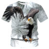 Mode Sommer Adler Und Flamme Phoenix Tier 3d Gedruckt T Shirt Für männer T Shirt O'neck Kurzarm Übergroßen t-shirt Top Heißer - Image 2