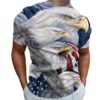 Mode Sommer Adler Und Flamme Phoenix Tier 3d Gedruckt T Shirt Für männer T Shirt O'neck Kurzarm Übergroßen t-shirt Top Heißer - Image 5