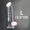 Neue Realistische Dildos Erotische Gelee Dildo Mit Super Starke Saugnapf Sex Spielzeug für Frau Männer Künstliche Penis G-spot Simulation - Image 3
