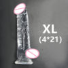 Neue Realistische Dildos Erotische Gelee Dildo Mit Super Starke Saugnapf Sex Spielzeug für Frau Männer Künstliche Penis G-spot Simulation - Image 4