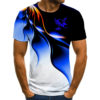 2022 adler 3D Druck männer T-shirt Atmungsaktiv Straße Harajuku Streetwear Kurzarm Männer Frauen Hip Hop Casual Übergroßen Tops - Image 2