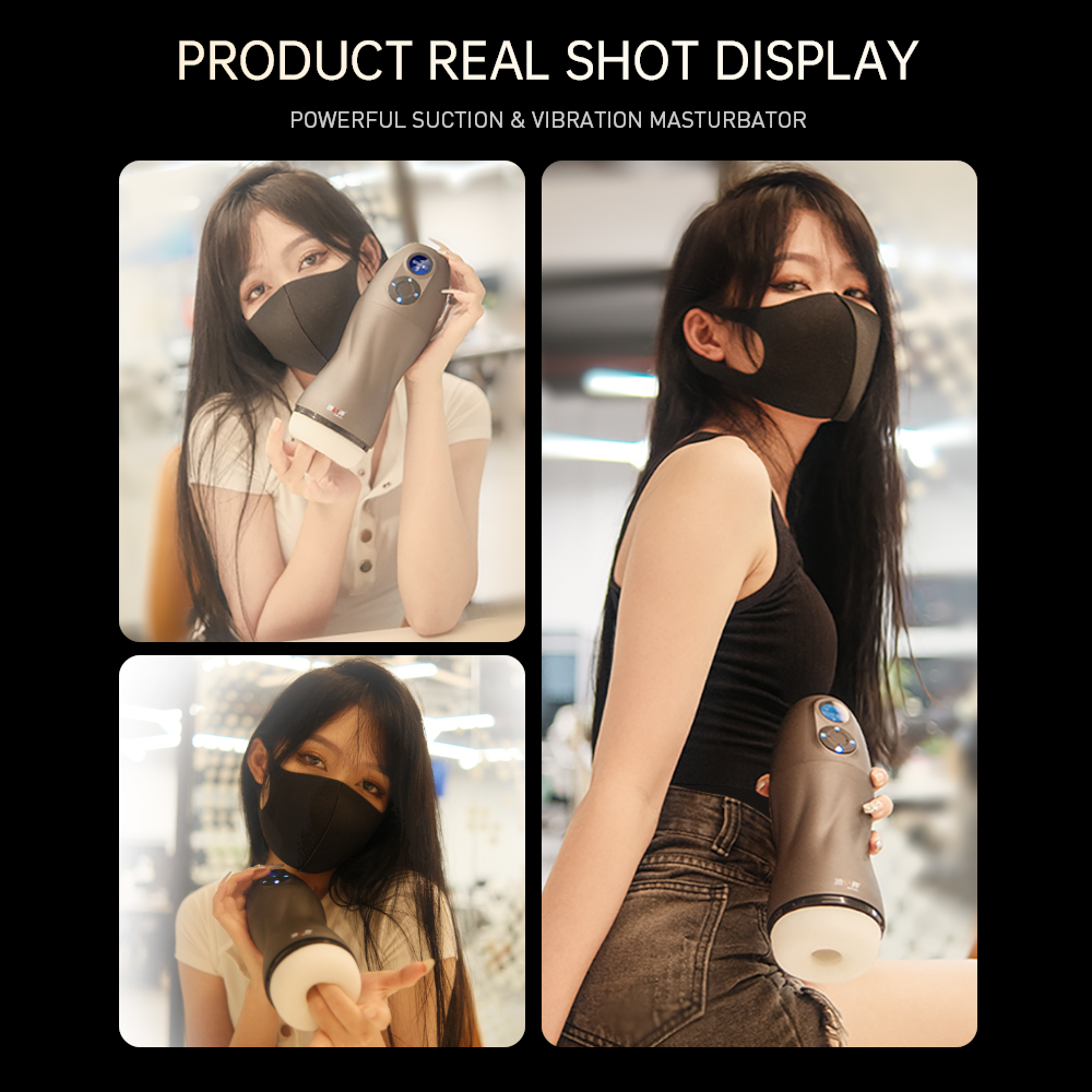 DRY WELL Intelligenter Sexroboter für Männer Vakuum-Oralsex-Saugen Automatischer männlicher Masturbator 9 Saugmodi & 9 Vibrationsmodi & 1 Boost-Modus Heizfunktion Echte Dame Stöhnen Erotikartikel für Männer - Image 5