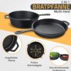 Dutch Ofen Schmortopf Gusseisen Auflauf Für Lagerfeuer BBQ Kochen Töpfe 3,2 L Topf - Image 2