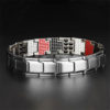 Frauen Kraft therapie Magnete Männer Gesundheit Energie 3 in 1 Armband Armreif für Arthritis verdreht gesund magnetisch браслеты на рукω - Image 3