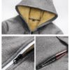 Herren Reiß verschluss Hoodie Sweatshirt Sherpa Hoodie Jacke Sweat Jacke lässig wesentliche Winterkleid ung Bekleidung Hoodies Sweatshirts - Image 6