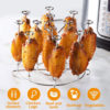Küche Luft fritte use Rack Zubehör Grill Grill Tablett Korb stehen Braten Fleisch Lebensmittel halter Werkzeug für Haushalt Picknick Camping - Image 2