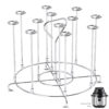 Küche Luft fritte use Rack Zubehör Grill Grill Tablett Korb stehen Braten Fleisch Lebensmittel halter Werkzeug für Haushalt Picknick Camping - Image 6
