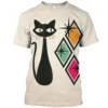 Neue Sommer Männer coole Cartoon Katze drucken 3d gedruckt T-Shirt Hip Hop Spaß Straße Persönlichkeit o Kragen Kurzarm plus Größe Top - Image 6