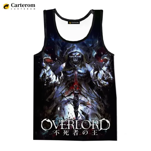 Anime Overlord Sommer Männer Tank Tops Ärmellose Mode T Shirts Digitaldruck Harajuku Strand Tops 3D Gedruckt Übergroßen Tees