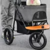 Faltbarer Haustier-Kinderwagen mit Rädern, Leichter Kinderwagen für kleine Hunde, Begleit tier hunde wagen, neu - Image 4
