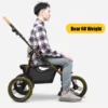 Faltbarer Haustier-Kinderwagen mit Rädern, Leichter Kinderwagen für kleine Hunde, Begleit tier hunde wagen, neu - Image 5