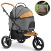 Faltbarer Haustier-Kinderwagen mit Rädern, Leichter Kinderwagen für kleine Hunde, Begleit tier hunde wagen, neu - Image 6