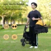 Haustier wagen Katze aus Wagen Licht Falt trennung kleine und mittlere große Hunde fläche große Outdoor-Spiel auto Tier bedarf - Image 3