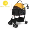 Haustier wagen Katze aus Wagen Licht Falt trennung kleine und mittlere große Hunde fläche große Outdoor-Spiel auto Tier bedarf - Image 6
