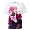 Hololive T-Shirts Vtuber Mori Calliope Anime sexy Mädchen 3d gedruckt Streetwear Männer Frauen übergroße T-Shirt Harajuku Kinder T-Shirts Tops - Image 2