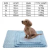 Hund Matte Kühl Sommer Pad Matte Für Hunde Katze Decke Sofa Atmungs Pet Hund Bett Sommer Waschbar Für Kleine Medium große Hunde Auto - Image 2
