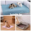 Hund Matte Kühl Sommer Pad Matte Für Hunde Katze Decke Sofa Atmungs Pet Hund Bett Sommer Waschbar Für Kleine Medium große Hunde Auto - Image 3
