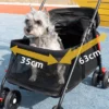Leichter Kinderwagen für kleinen Hund, Haustier wagen, Outdoor-Hunde wagen mit Rädern, Katzen wagen, Haustier-Trolleys - Image 3