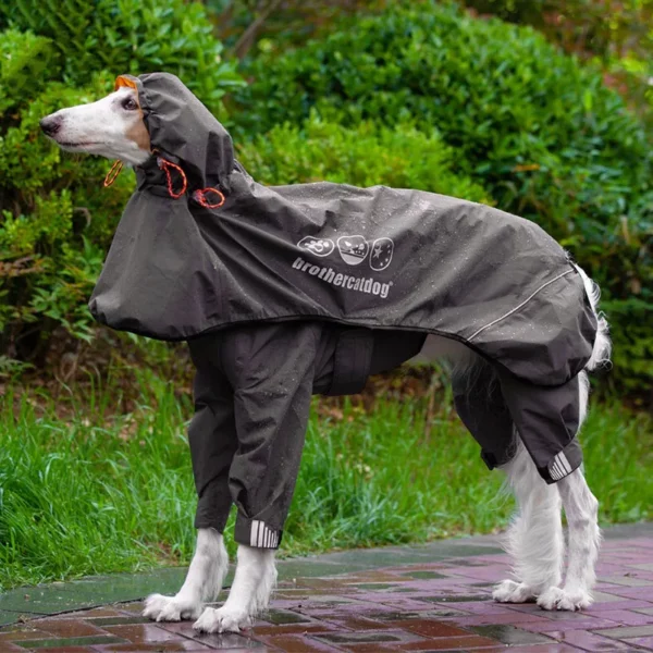 Verstellbare Hunde Regenmantel, Hunde kleidung, große Hunde, Wasserdicht, Voll Abdeckung, Cape, Overalls, Regen, Winter