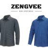 Zengvee Langarm Polos hirts Mode Revers T-Shirt Herren atmungsaktives Polos hirt für Golf und taktische Aktivitäten - Image 6