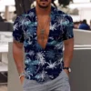 2023 Kokosnuss baum Hemden für Männer 3d gedruckt Männer Hawaii Hemd Strand 5xl Kurzarm Mode Tops T-Shirt Mann Bluse Camisa - Image 6