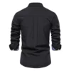 Aiopeson neue Herbst Baumwolle Herren Oxford Shirt Langarm Button Down Social Business Freizeit hemden für Männer - Image 3