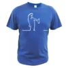 Große Raum Bahn T-Shirts La Linea TV Serie Druck Streetwear Männer Frauen Mode Reine Baumwolle T-shirt Lustige Tees Tops kleidung - Image 3