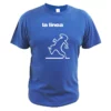 Große Raum Bahn T-Shirts La Linea TV Serie Druck Streetwear Männer Frauen Mode Reine Baumwolle T-shirt Lustige Tees Tops kleidung - Image 4
