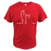 Große Raum Bahn T-Shirts La Linea TV Serie Druck Streetwear Männer Frauen Mode Reine Baumwolle T-shirt Lustige Tees Tops kleidung - Image 5