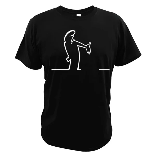 Große Raum Bahn T-Shirts La Linea TV Serie Druck Streetwear Männer Frauen Mode Reine Baumwolle T-shirt Lustige Tees Tops kleidung