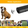 Hund Ultraschall Anti Bellen Gerät 3 in 1 Dog Training Anti-bellen Gerät mit Flash Licht Outdoor Haustiere Hunde abweisend Ausbildung - Image 4