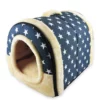 Indoor Hund Haus Weiche Gemütliche Hund Höhle Bett Faltbare Abnehmbare Warme Haus Nest Mit Matte Für Kleine Medium Katzen Tiere zwinger - Image 2