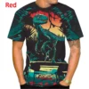 Jurassic Park 3d gedruckt T-Shirt Sommer Mode T-Shirt Unisex Jurassic World lässig Rundhals ausschnitt T-Shirts Herren Kurzarm - Image 5