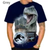 Jurassic Park 3d gedruckt T-Shirt Sommer Mode T-Shirt Unisex Jurassic World lässig Rundhals ausschnitt T-Shirts Herren Kurzarm - Image 6