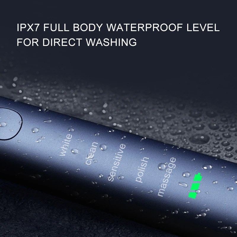 Seago Elektrische Sonic Zahnbürste SG-575 USB Ladung Wiederaufladbare Erwachsene Wasserdichte Elektronische Zahn Pinsel Ersatz Köpfe Geschenk - Image 4