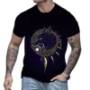 Sommer Männer 3d gedruckt Wolf Grafik T-Shirt Outdoor Freizeit sport Tier Avatar heftigen Wolf übergroßen O-Ausschnitt lose Top - Image 4