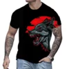 Sommer Männer 3d gedruckt Wolf Grafik T-Shirt Outdoor Freizeit sport Tier Avatar heftigen Wolf übergroßen O-Ausschnitt lose Top - Image 6