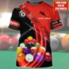 Sommer Mode Herren t shirt Billard Personalisierte 3D Gedruckt Unisex T-shirt Für Billard Spieler Harajuku Casual T-Shirt DW197 - Image 3