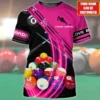 Sommer Mode Herren t shirt Billard Personalisierte 3D Gedruckt Unisex T-shirt Für Billard Spieler Harajuku Casual T-Shirt DW197 - Image 4