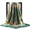 Beliebte Tücher Europa Und Amerika Mode Bandanas Neue Druck Sonnencreme 90X90CM Kopftuch Vier Jahreszeiten Luxus Platz Silk Schals - Image 6