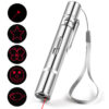 Laser Pointer Cat Toy, Red Dot LED Light Pointer Interactive Toys Indoor Cats Dogs, Long Range 5 Modes Lazer Projection Playpen For Kitten Outdoor Pet Chaser Tease Stick Training Exercise,USB Recharge - Image 2