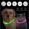 USB Aufladbare Leucht Kragen Einstellbare Led Glowing Hund Kragen für Große Kleine Hunde Katze Nachtlicht Kragen Pet Sicherheit Harnes - Image 3