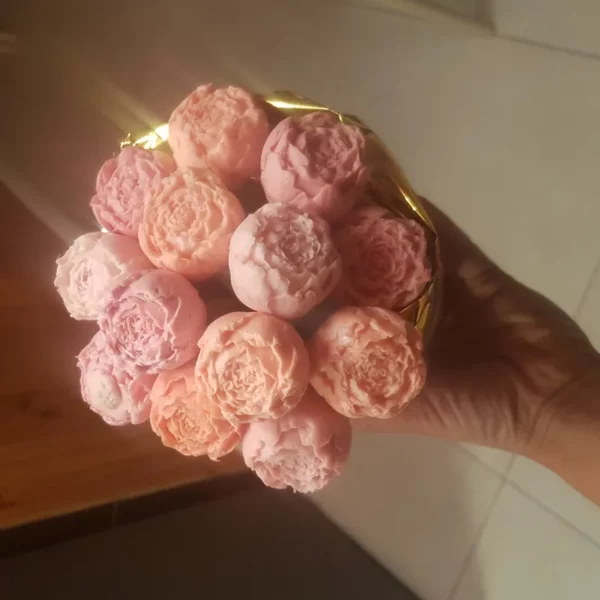 Neue Blume/Rose Kerze Wachs Silikon 3D Seife Form Kuchen Dekoration Manuelle Handgemachte Harz Ton Gips Gumpaste Formen