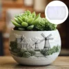 Bergrelief Sukkulente Blumentopf Harz Silikonform Bergstrom fließendes Wasser Aufbewahrungsbox Kerze Tasse Gipsformen - Image 5