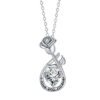 Rose Pendant Necklace Valentine's Day Gift For Girlfriend - Image 2