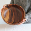 Kitchen Natural Wooden Bowl Household Fruit Bowl Salad Bowl For Home Restaurant Food Container Wooden Utensils Note The Size Hot - Image 8